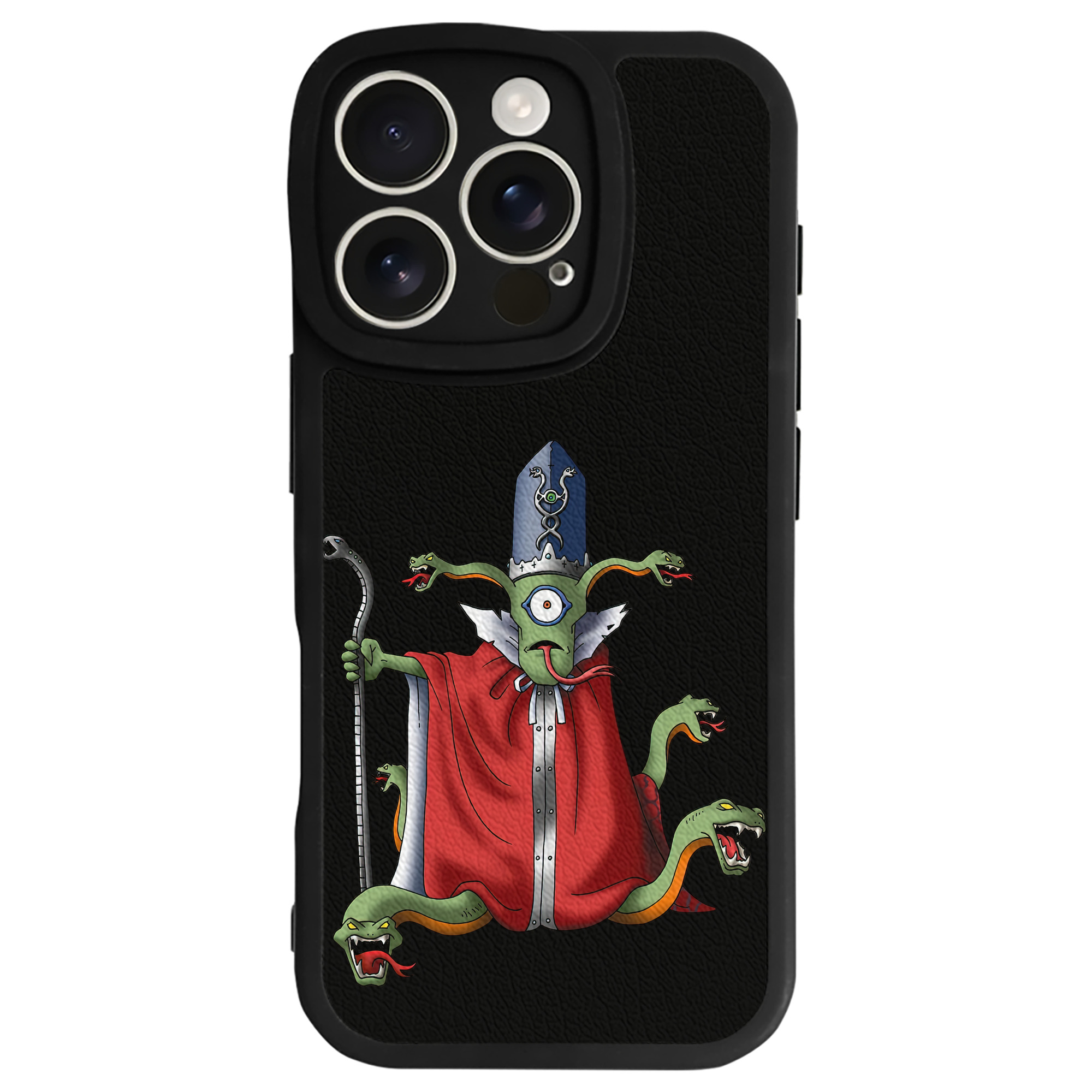 （画像用） ドラゴンクエスト Doragon Kuesuto Dragon Quest 【iPhone 16シリーズ対応】シリコンスマホケース（レザー調） 材質：シリコン